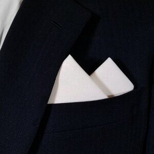 Pale Dusty Pink 100% Cotton Pre-Folded Pocket Square Handkerchief Insert